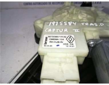 Elevalunas Electrico Trasero Derecho Renault CAPTUR II 1 3 TCE 