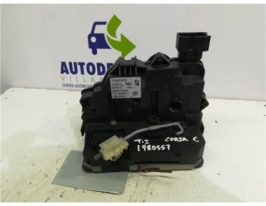 Cerradura Puerta Trasera Izquierda Opel CORSA E 1 4 16V CAT bivalent  Gasolina / GPL 