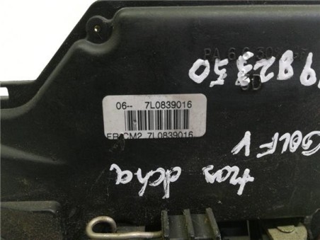 Cerradura Puerta Trasera Derecha Volkswagen GOLF V BERLINA 1 9 TDI 