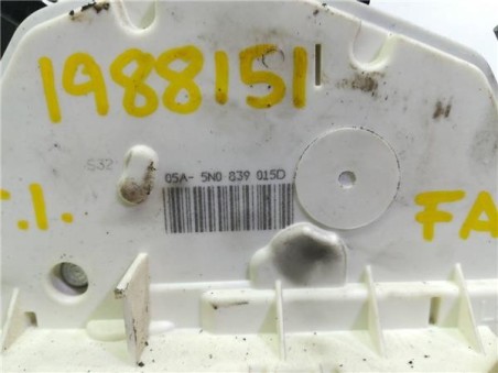 Cerradura Puerta Trasera Izquierda Skoda FABIA 1 6 TDI 