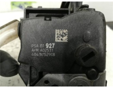 Cerradura Puerta Trasera Derecha Peugeot 508 2 0 16V HDi FAP 