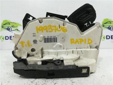 Cerradura Puerta Trasera Izquierda Skoda Rapid  1 6 Active [1 6 Ltr  - 85 kW TDI DPF]