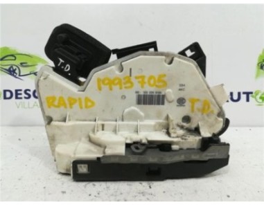 Cerradura Puerta Trasera Derecha Skoda Rapid  1 6 Active [1 6 Ltr  - 85 kW TDI DPF]