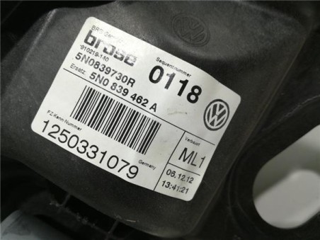 Elevalunas Electrico Trasero Derecho Volkswagen Tiguan  2 0 TDI
