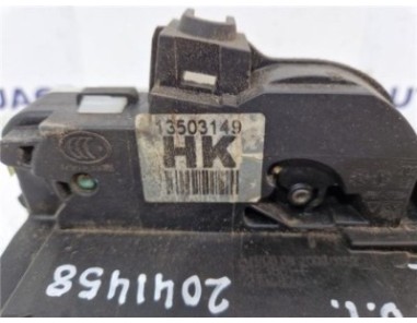 Cerradura Puerta Delantera Izquierda Chevrolet Cruze  2 0 LS [2 0 Ltr  - 92 kW Diesel CAT]