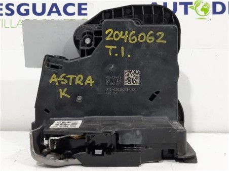 Cerradura Puerta Trasera Izquierda Opel Astra K Berlina 5p  1 6 Dynamic Start/Stop [1 6 Ltr  - 118 kW Biturbo CDTI DPF]