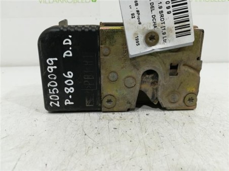 Cerradura Puerta Delantera Derecha Peugeot 806  1 9 SRDT [1 9 Ltr  - 68 kW Turbodiesel]