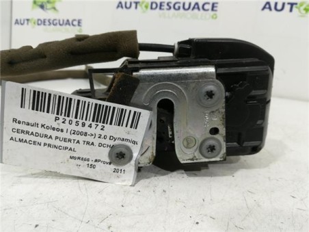 Cerradura Puerta Trasera Derecha Renault Koleos I  2 0 Dynamique Pack1 [2 0 Ltr  - 110 kW dCi Diesel FAP]