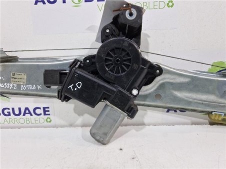 Elevalunas Electrico Trasero Derecho Opel Astra K Berlina 5p  1 6 Business [1 6 Ltr  - 81 kW CDTI DPF]