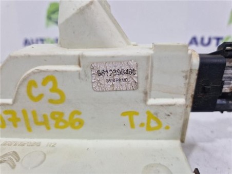 Cerradura Puerta Trasera Derecha Citroen C3  1 2 Business [1 2 Ltr  - 60 kW 12V VTi / PureTech]