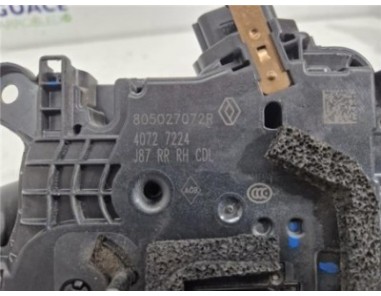 Cerradura Puerta Trasera Derecha Renault Captur I  1 5 Dynamique [1 5 Ltr  - 66 kW dCi Diesel FAP Energy]