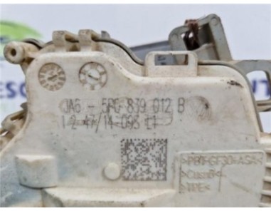 Cerradura Puerta Trasera Derecha Seat Altea XL  1 6 Family [1 6 Ltr  - 75 kW]