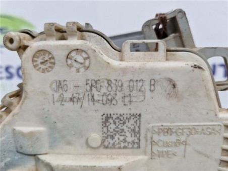 Cerradura Puerta Trasera Derecha Seat Altea XL  1 6 Family [1 6 Ltr  - 75 kW]