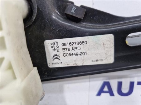 Elevalunas Electrico Trasero Derecho Citroen C4 PICASSO 1 6 Blue-HDI FAP 