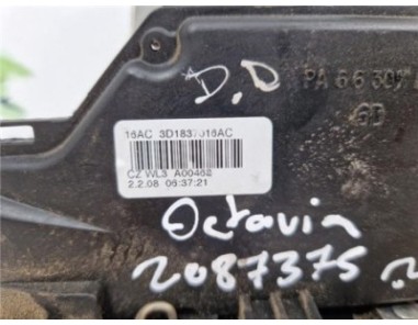Cerradura Puerta Delantera Derecha Skoda Octavia Berlina  1 9 TDI