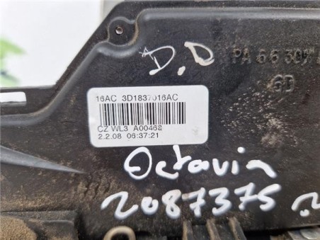 Cerradura Puerta Delantera Derecha Skoda Octavia Berlina  1 9 TDI