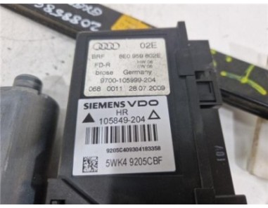 Elevalunas Electrico Trasero Derecho Seat Exeo Berlina  2 0 TDI