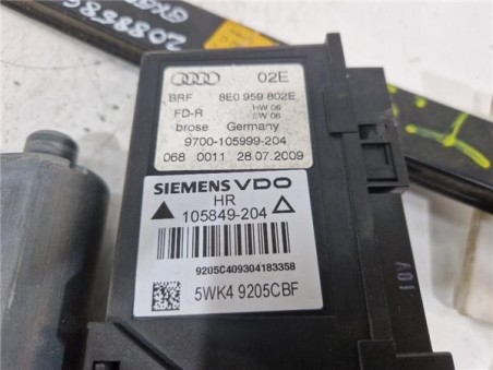 Elevalunas Electrico Trasero Derecho Seat Exeo Berlina  2 0 TDI