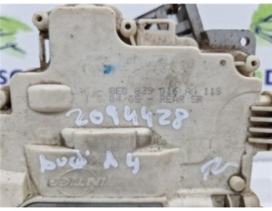 Cerradura Puerta Trasera Derecha Audi A4 Avant  2 0 TDI 16V