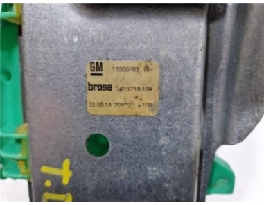 Elevalunas Electrico Trasero Derecho Opel Astra J Berlina 5p  1 6 Excellence [1 6 Ltr  - 81 kW CDTI DPF]