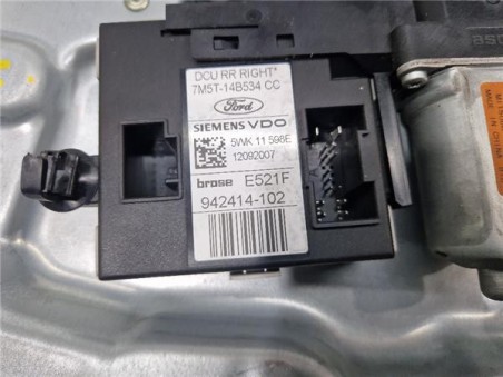Elevalunas Electrico Trasero Derecho Ford C-Max  1 8 TDCi
