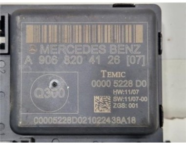 CENTRALITA CIERRE PUERTA DELANTERA IZQUIERDA Mercedes-Benz Sprinter II Furgón  2 1 413/414/416/510/511/513/514/516 CDI  [2 1 Lt CENTRALITA CIERRE PUERTA DELANTERA IZQUIERDA Mercedes-Benz Sprinter II Furgón  2 1 413/414/416/510/511/513/514/516 CDI  [2 1 Lt
