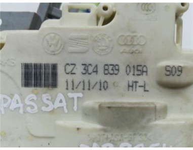 Cerradura Puerta Trasera Izquierda Volkswagen Passat Berlina  1 6 TDI