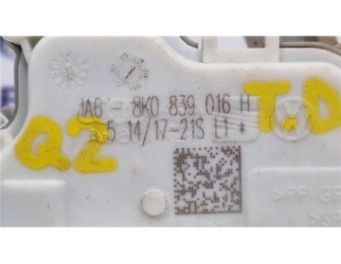 Cerradura Puerta Trasera Derecha Audi Q2  1 6 30 TDI design [1 6 Ltr  - 85 kW TDI]