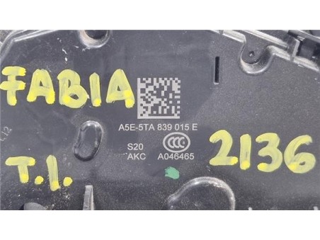 Cerradura Puerta Trasera Izquierda Skoda Fabia  1 0 Business [1 0 Ltr  - 55 kW MPI]