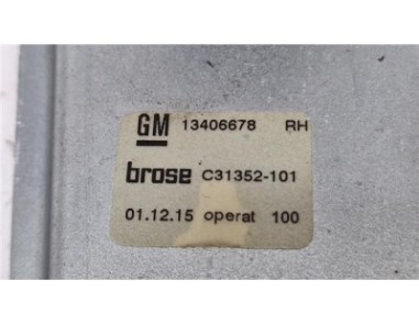 Elevalunas Electrico Trasero Derecho Opel Astra K Berlina 5p  1 4 Dynamic [1 4 Ltr  - 110 kW 16V SIDI Turbo]