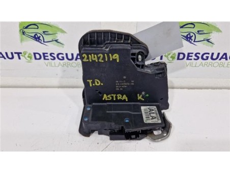Cerradura Puerta Trasera Derecha Opel Astra K Berlina 5p  1 4 Dynamic [1 4 Ltr  - 110 kW 16V SIDI Turbo]