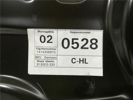 Elevalunas Electrico Trasero Izquierdo Volkswagen Passat Berlina  2 0 Exclusive BlueMotion [2 0 Ltr  - 103 kW TDI]