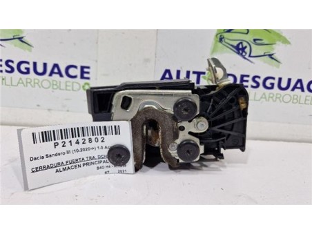 Cerradura Puerta Trasera Derecha Dacia Sandero III  1 0 Access [1 0 Ltr  - 49 kW SCe CAT]