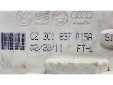 Cerradura Puerta Delantera Izquierda Volkswagen Passat Berlina  1 8 Advance [1 8 Ltr  - 118 kW 16V TSI]