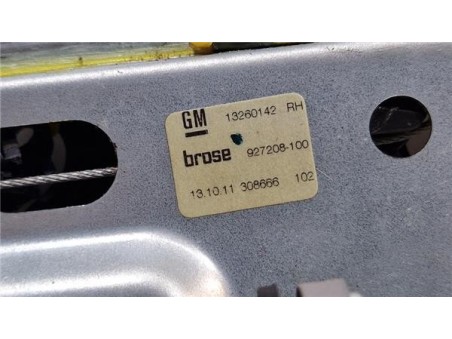 Elevalunas Electrico Trasero Derecho Opel Zafira C Tourer  2 0 Expression [2 0 Ltr  - 96 kW CDTI]