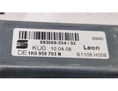 Elevalunas Electrico Trasero Izquierdo Seat Leon  1 9 TDI