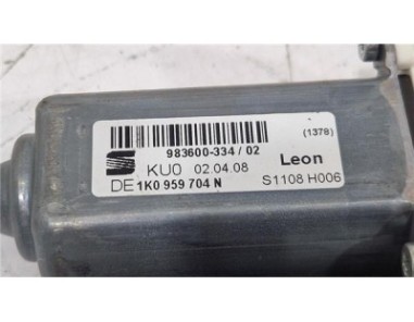 Elevalunas Electrico Trasero Derecho Seat Leon  1 9 TDI