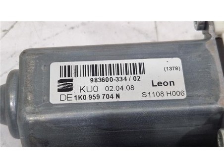 Elevalunas Electrico Trasero Derecho Seat Leon  1 9 TDI
