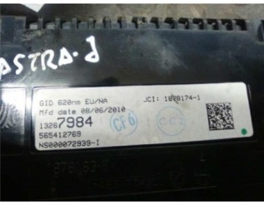 Navegador Opel ASTRA J LIM  1 7 16V CDTI 