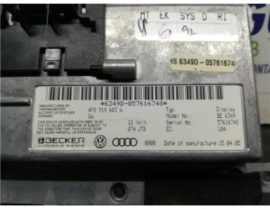 Navegador Audi A6 BERLINA 2 7 V6 24V TDI 
