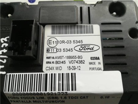 Navegador Ford FOCUS LIM  1 6 TDCi 