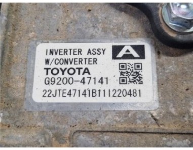 INVERSOR DE CARGA Toyota Auris  1 8 Hybrid Active [1 8 Ltr  - 73 kW 16V CAT ]