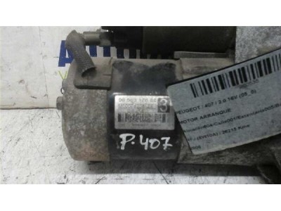Motor Arranque Peugeot 407 2 0 16V
