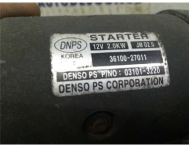 Motor Arranque Hyundai SANTA FE 2 2 CRDi 