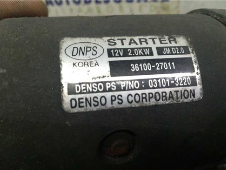 Motor Arranque Hyundai SANTA FE 2 2 CRDi 