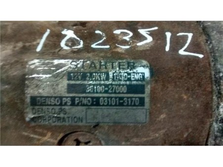 Motor Arranque Hyundai SANTA FE 2 0 CRDi 