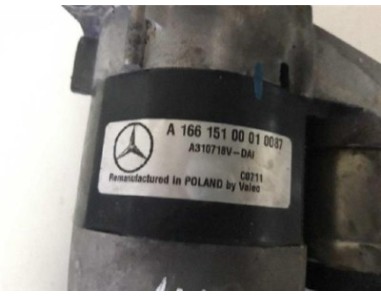 Motor Arranque MERCEDES VANEO  FURGONETA COMPACTA 1 6 