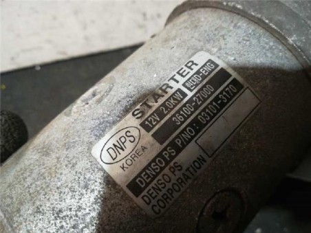 Motor Arranque Hyundai SANTA FE 2 0 CRDi 