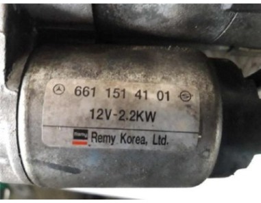 Motor Arranque Ssangyong RODIUS 2 7 Turbodiesel 