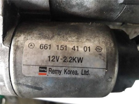 Motor Arranque Ssangyong RODIUS 2 7 Turbodiesel 